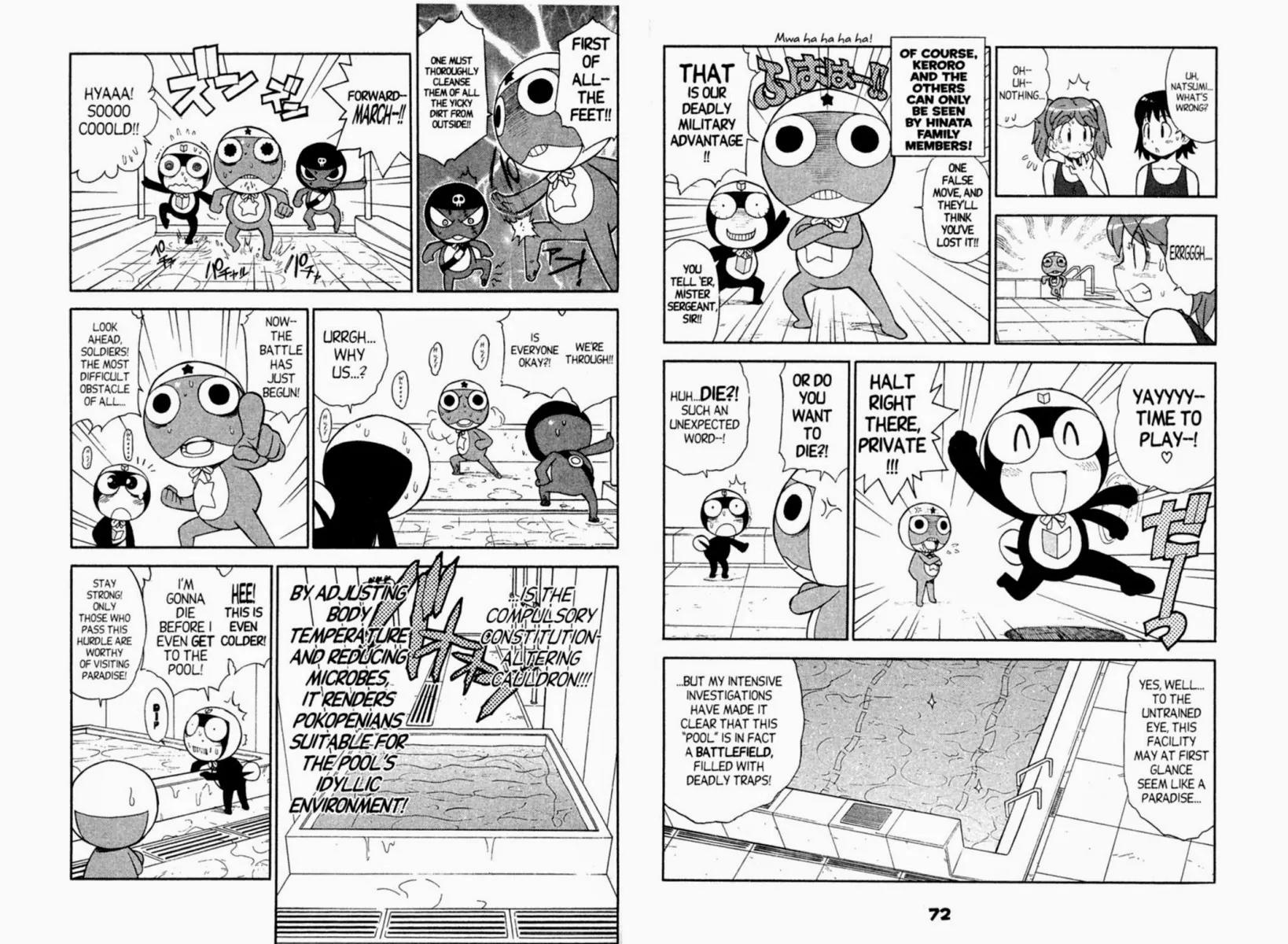 Keroro Gunsou Chapter 48 page 8 - Chapter 48: Water Battle: Natsumi vs. Frog!!