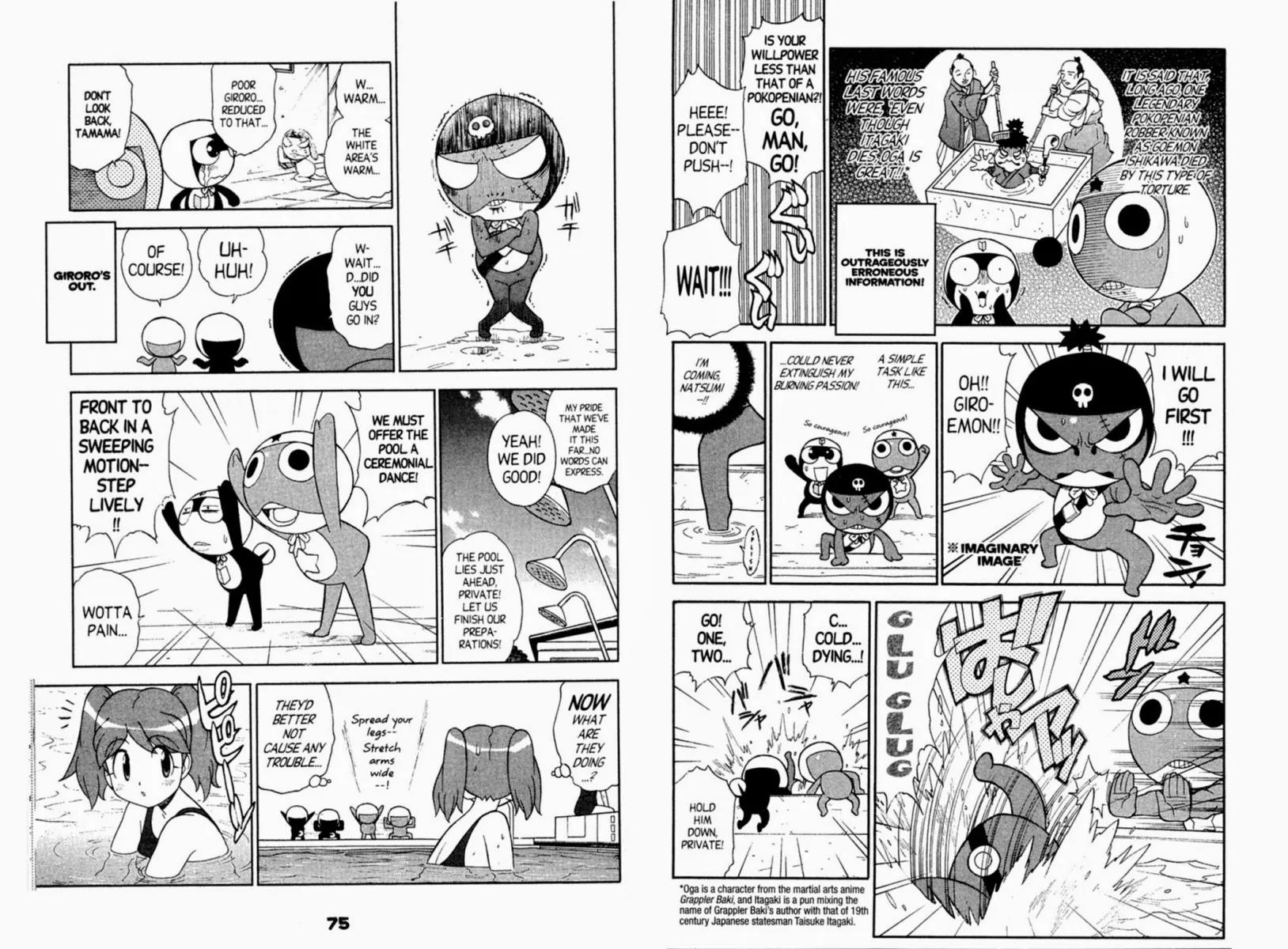 Keroro Gunsou Chapter 48 page 9 - Chapter 48: Water Battle: Natsumi vs. Frog!!