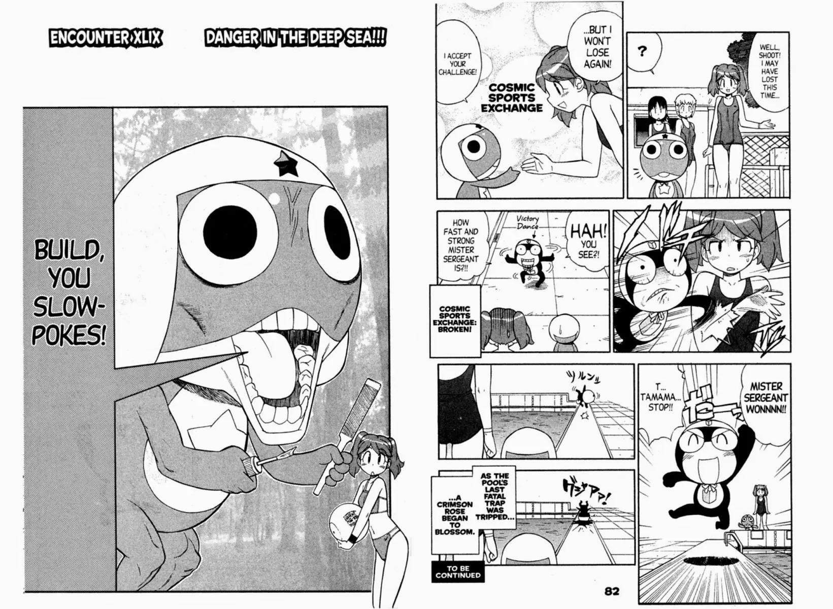 Keroro Gunsou Chapter 49 page 1 - Chapter 49: Danger in the Deep Sea!!!