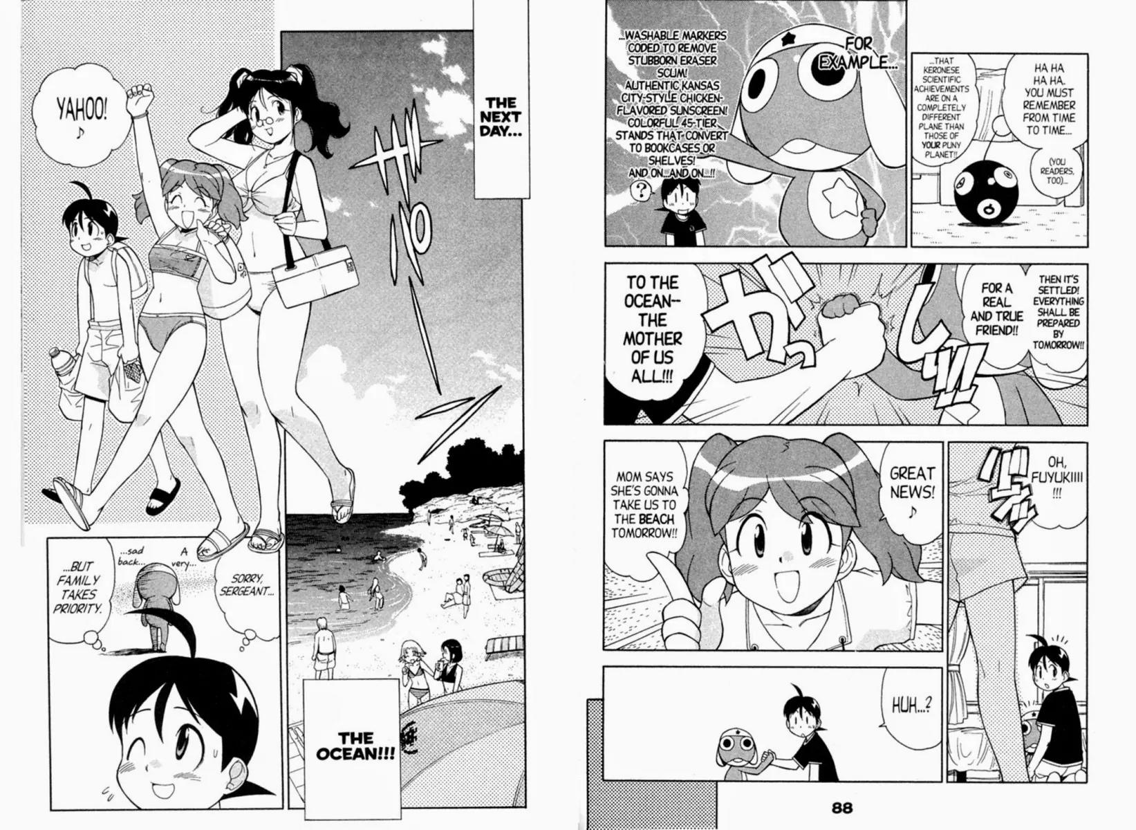 Keroro Gunsou Chapter 49 page 4 - Chapter 49: Danger in the Deep Sea!!!