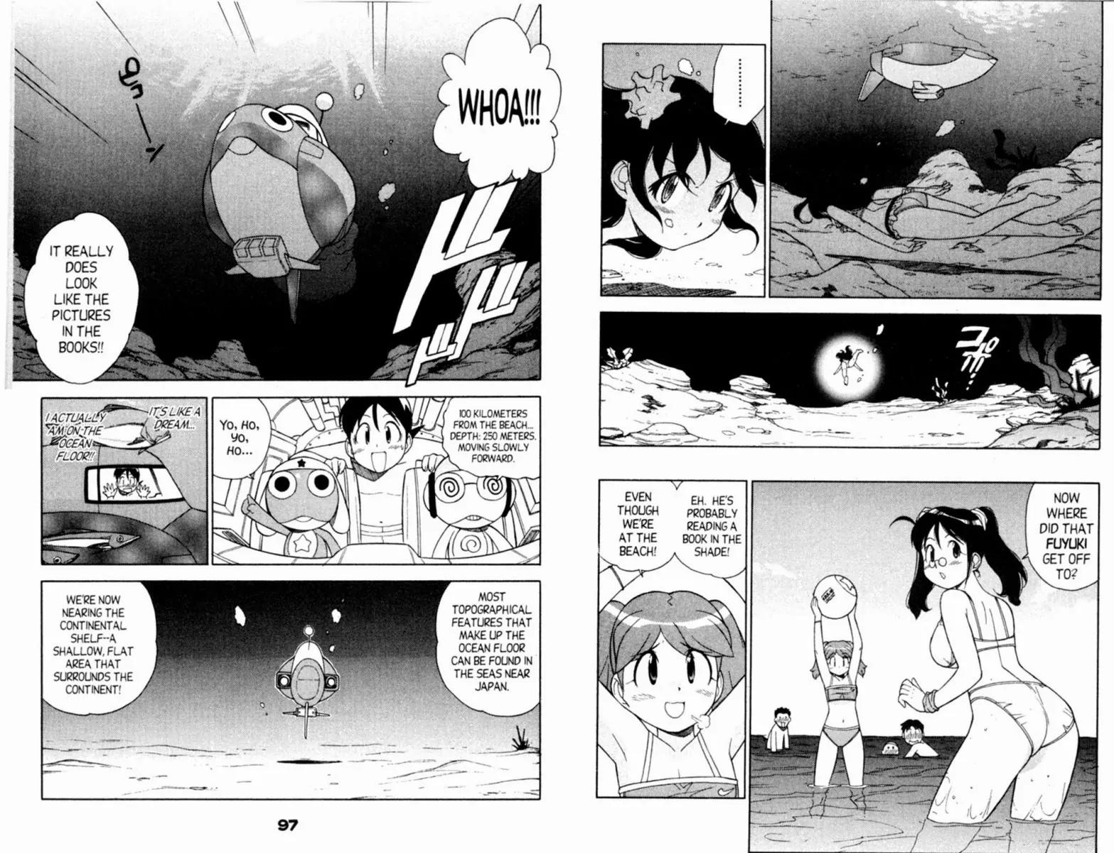 Keroro Gunsou Chapter 49 page 8 - Chapter 49: Danger in the Deep Sea!!!