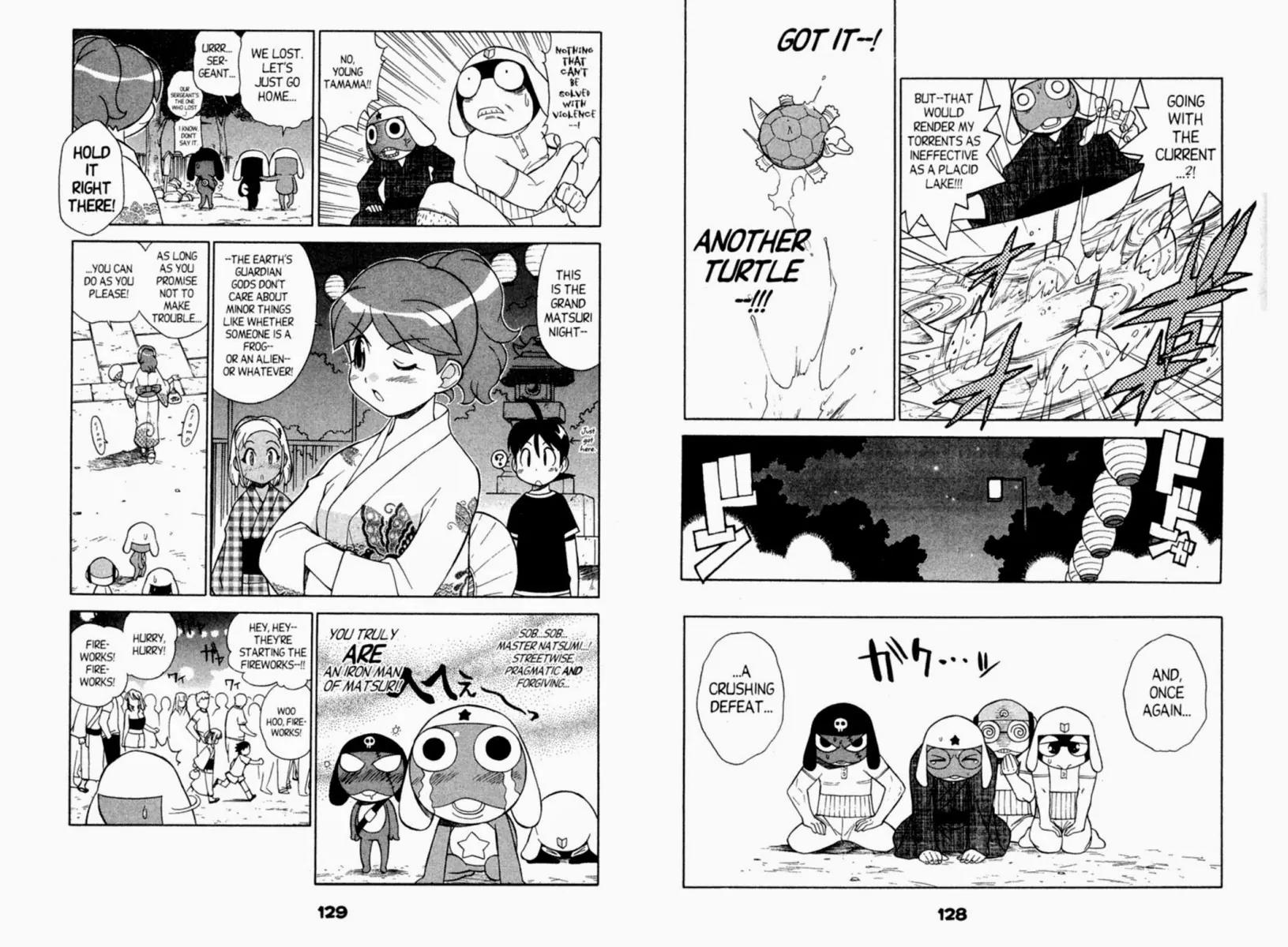 Keroro Gunsou Chapter 50 page 10 - Chapter 50: Matsuri Battle: Alien vs. Iron Man!!