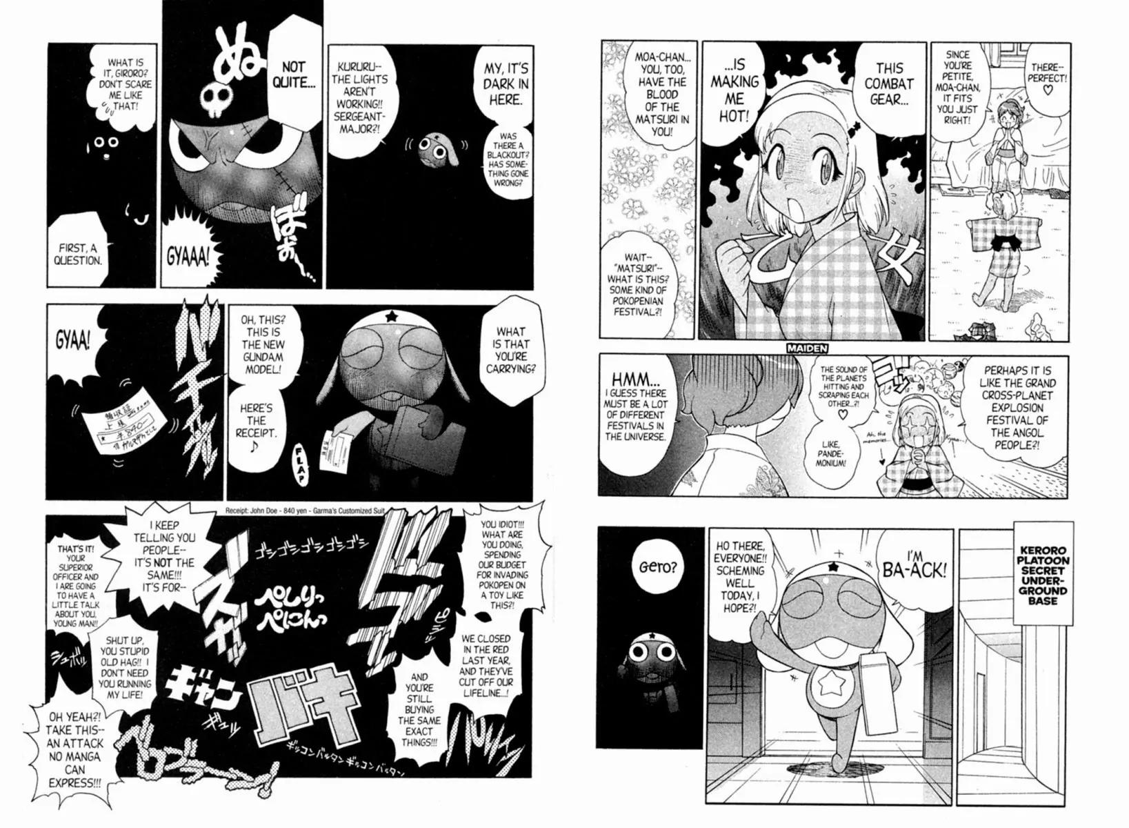 Keroro Gunsou Chapter 50 page 3 - Chapter 50: Matsuri Battle: Alien vs. Iron Man!!