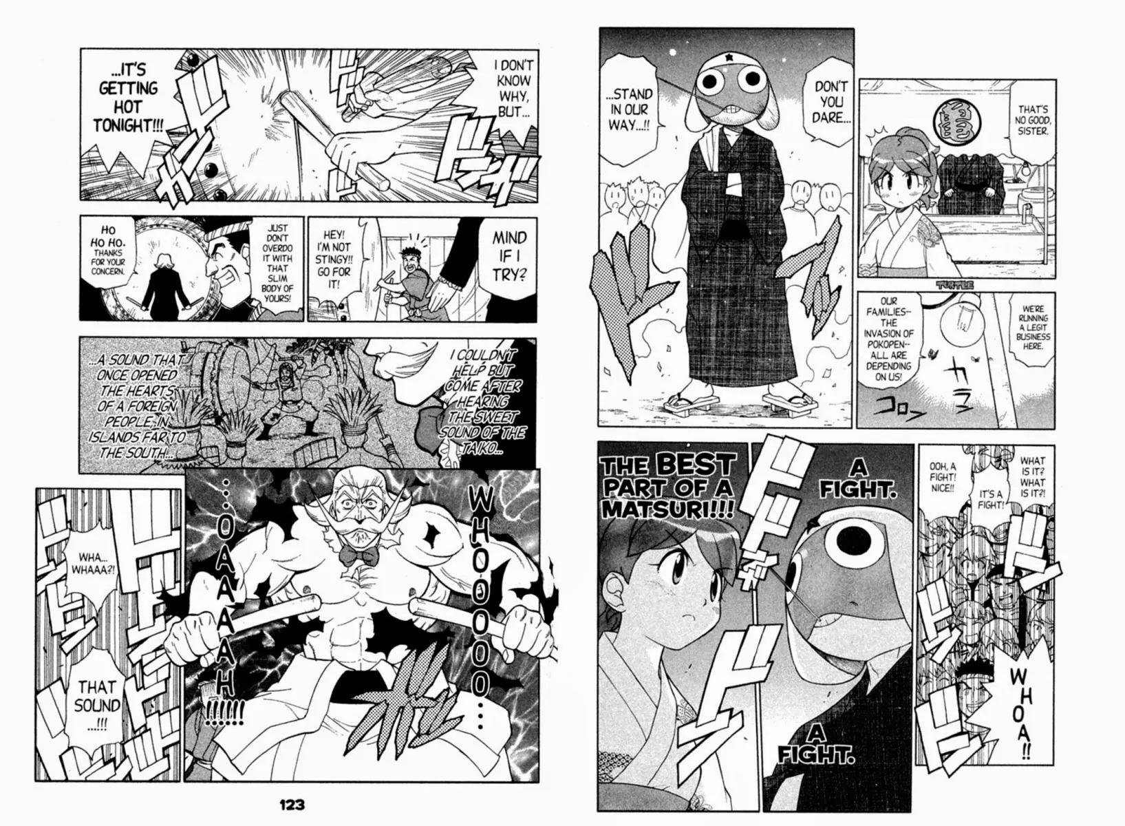 Keroro Gunsou Chapter 50 page 7 - Chapter 50: Matsuri Battle: Alien vs. Iron Man!!