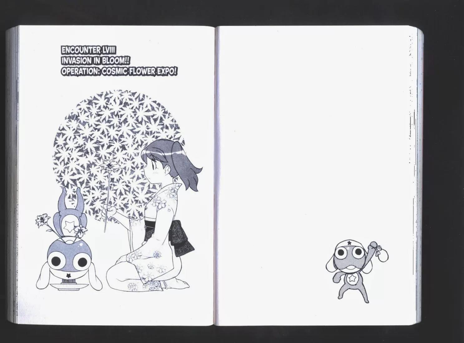 Keroro Gunsou Chapter 58 page 1 - Chapter 58: Invasion in Bloom!! Operation: Cosmic Flower Expo!
