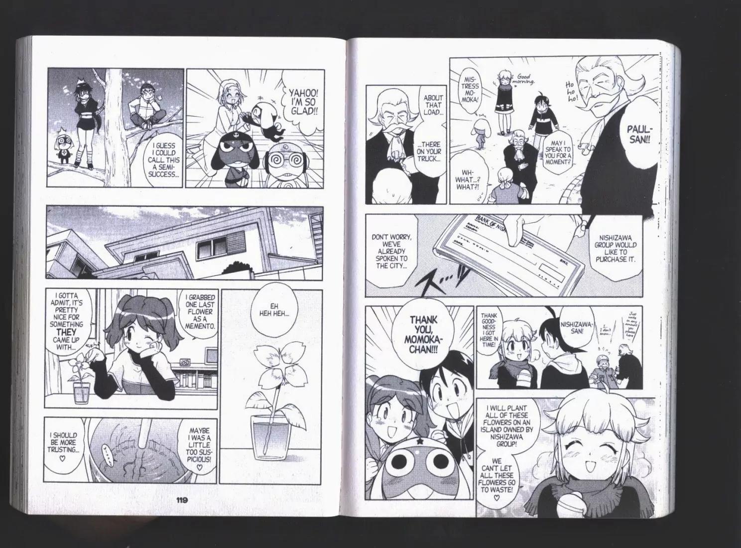 Keroro Gunsou Chapter 58 page 12 - Chapter 58: Invasion in Bloom!! Operation: Cosmic Flower Expo!