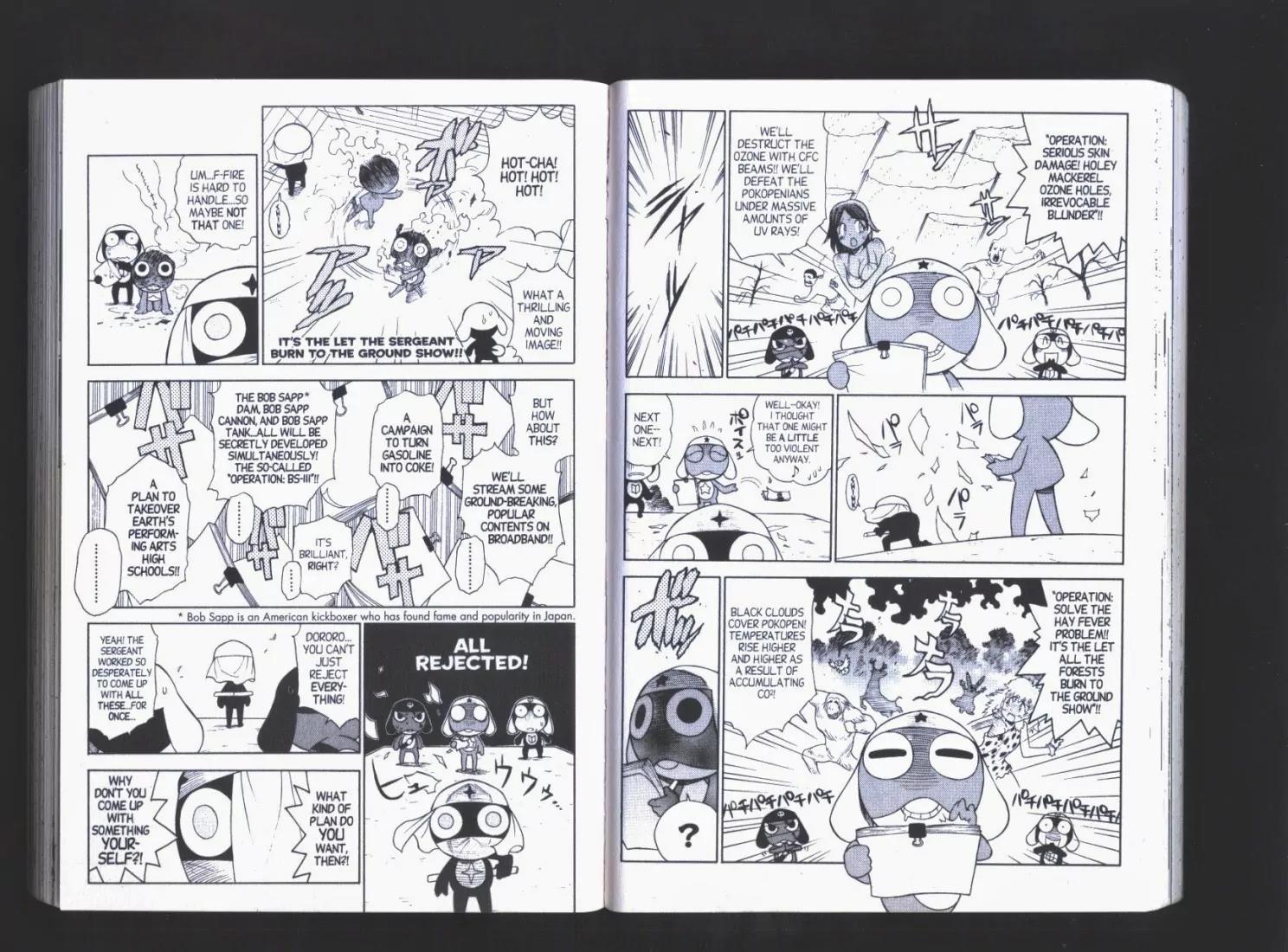 Keroro Gunsou Chapter 58 page 4 - Chapter 58: Invasion in Bloom!! Operation: Cosmic Flower Expo!