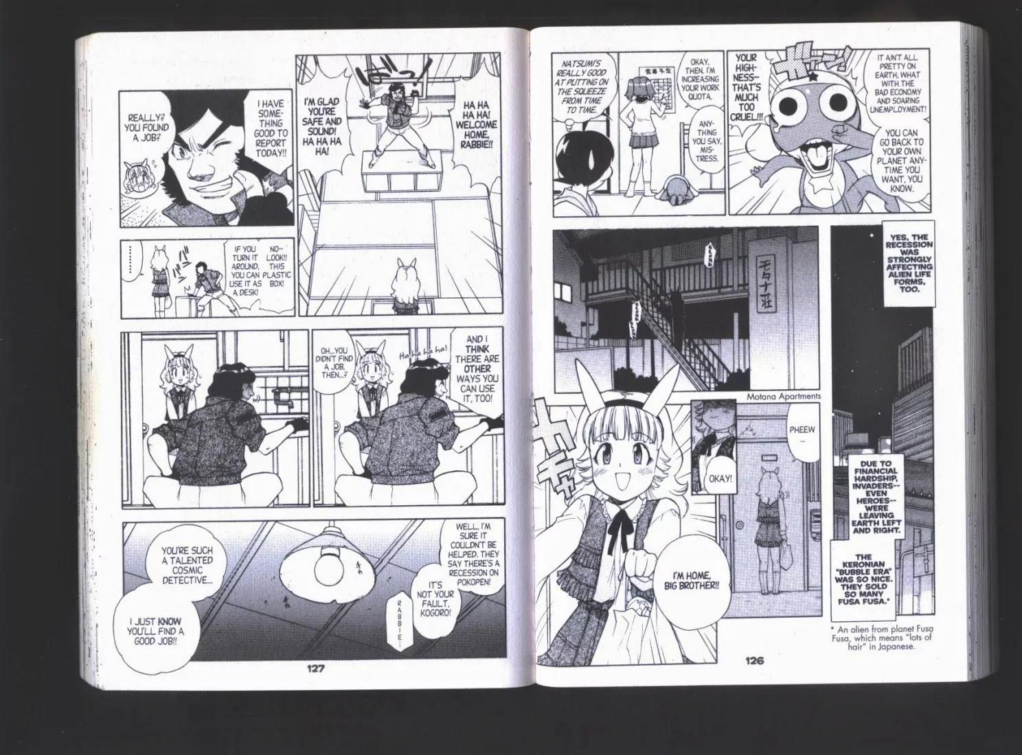 Keroro Gunsou Chapter 59 page 4 - Chapter 59: Special Effects: Job Hunting Made Simple!!