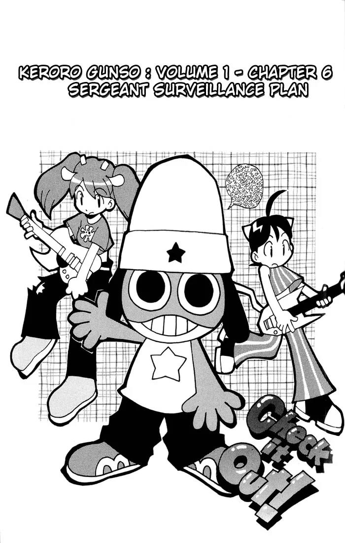 Keroro Gunsou Chapter 6 page 1 - Chapter 6: Sergeant Survaillance Plan
