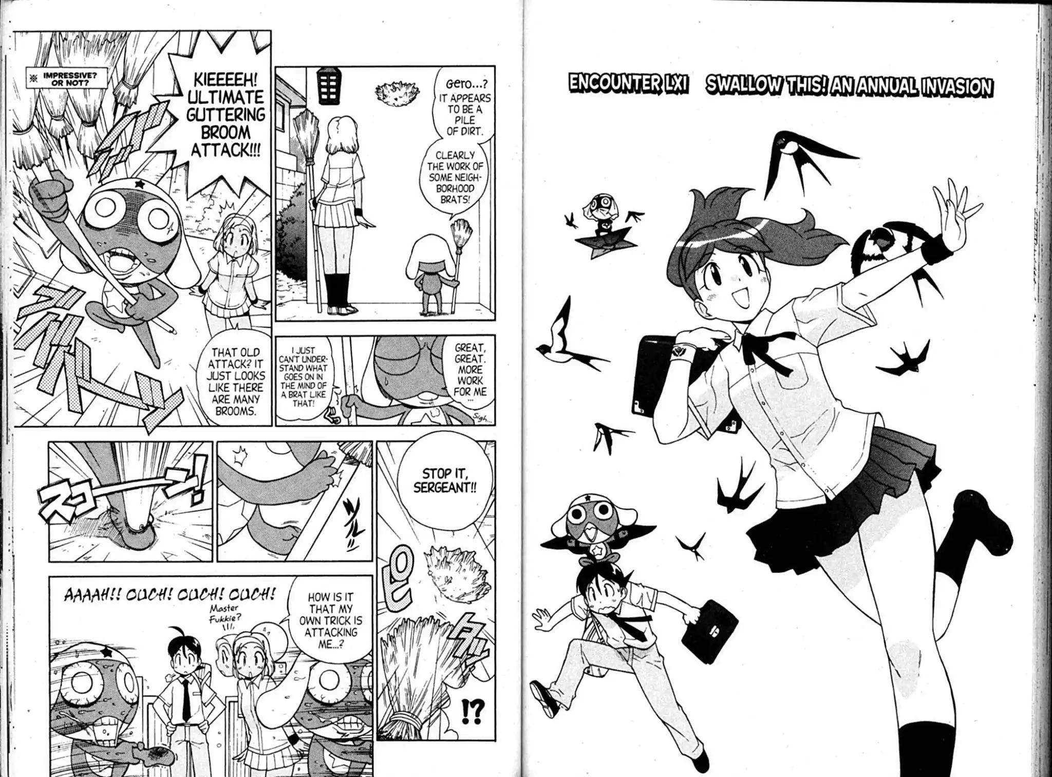 Keroro Gunsou Chapter 61 page 1 - Chapter 61: Swallow This! An Annual Invasion
