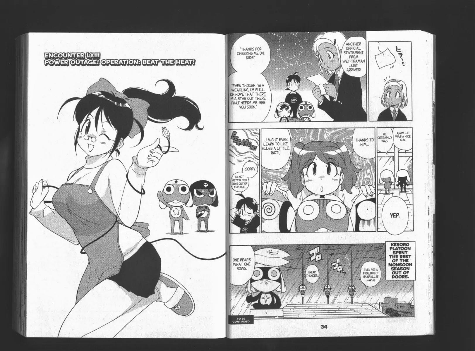 Keroro Gunsou Chapter 63 page 1 - Chapter 63: Power Outage! Operation: Beat The Heat!