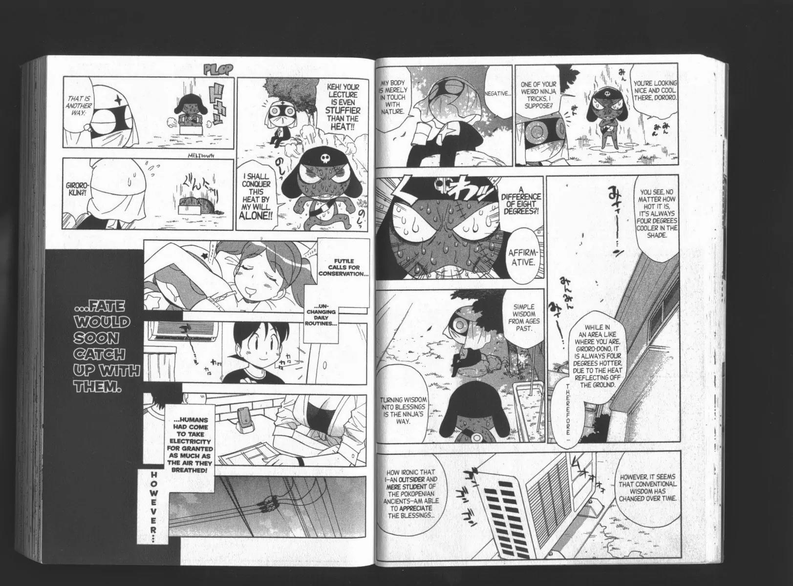 Keroro Gunsou Chapter 63 page 4 - Chapter 63: Power Outage! Operation: Beat The Heat!