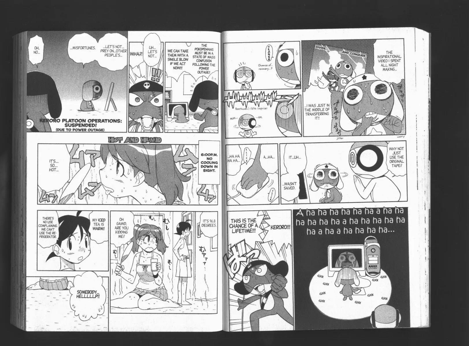 Keroro Gunsou Chapter 63 page 8 - Chapter 63: Power Outage! Operation: Beat The Heat!