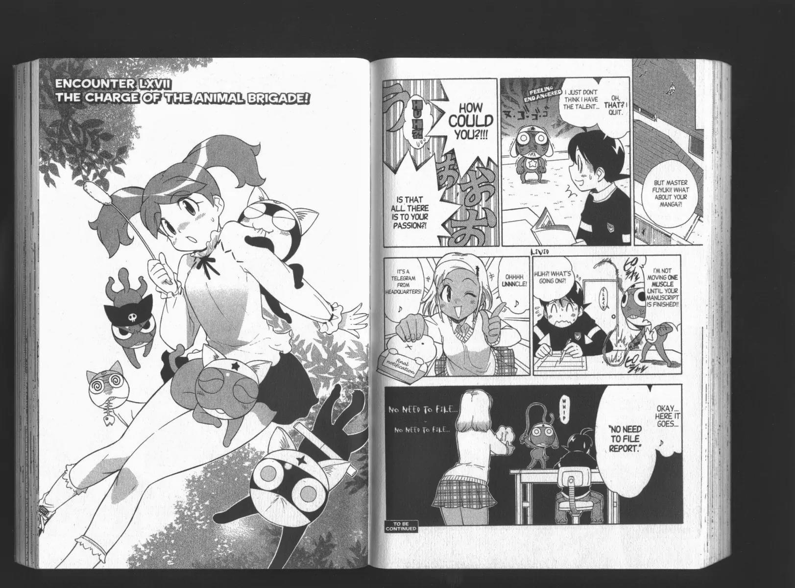 Keroro Gunsou Chapter 67 page 1 - Chapter 67: The Charge Of The Animal Brigade