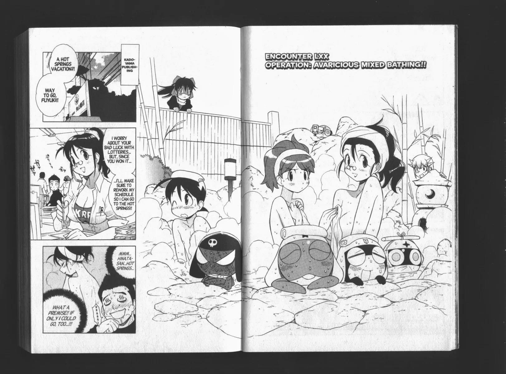 Keroro Gunsou Chapter 70 page 10 - Chapter 70: Operation: Avaricious Mixed Bathing