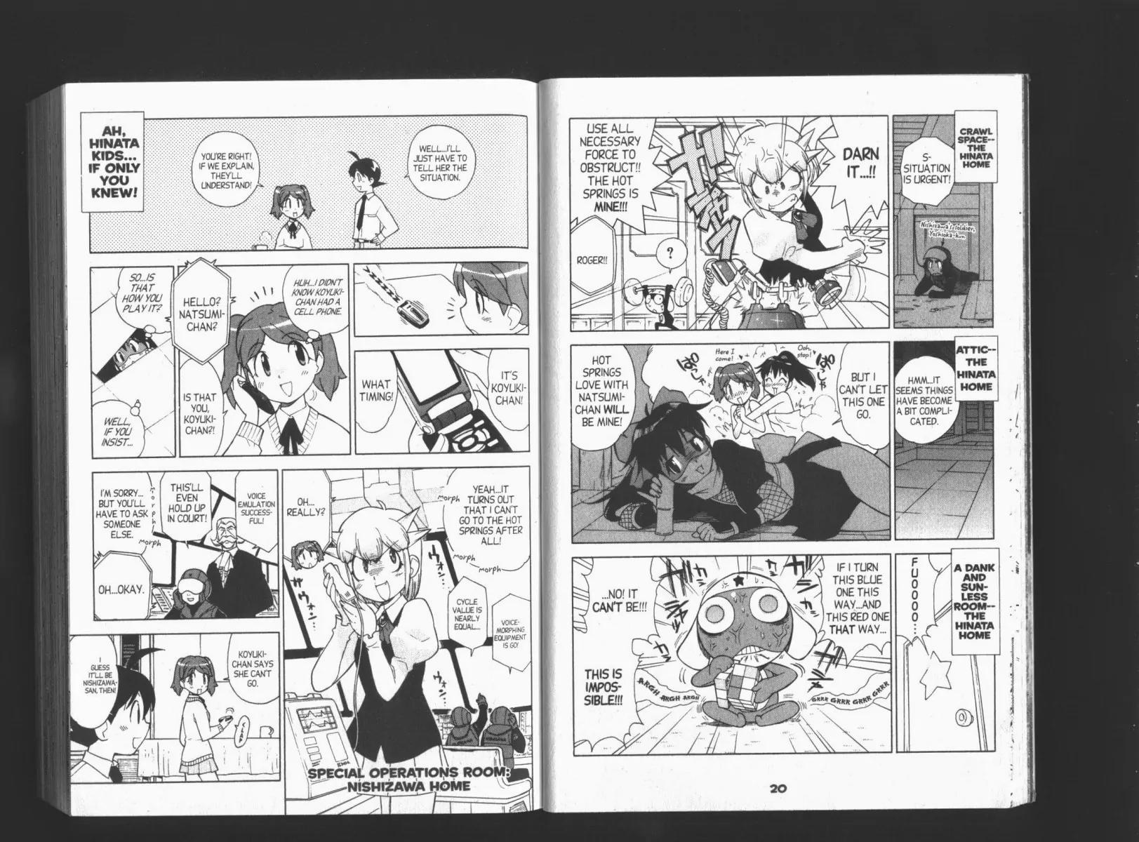 Keroro Gunsou Chapter 70 page 14 - Chapter 70: Operation: Avaricious Mixed Bathing