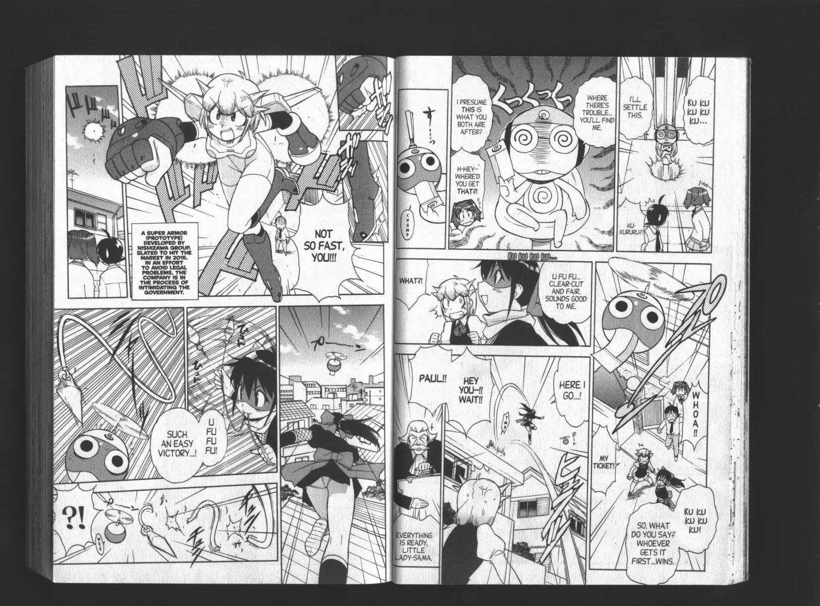 Keroro Gunsou Chapter 70 page 17 - Chapter 70: Operation: Avaricious Mixed Bathing