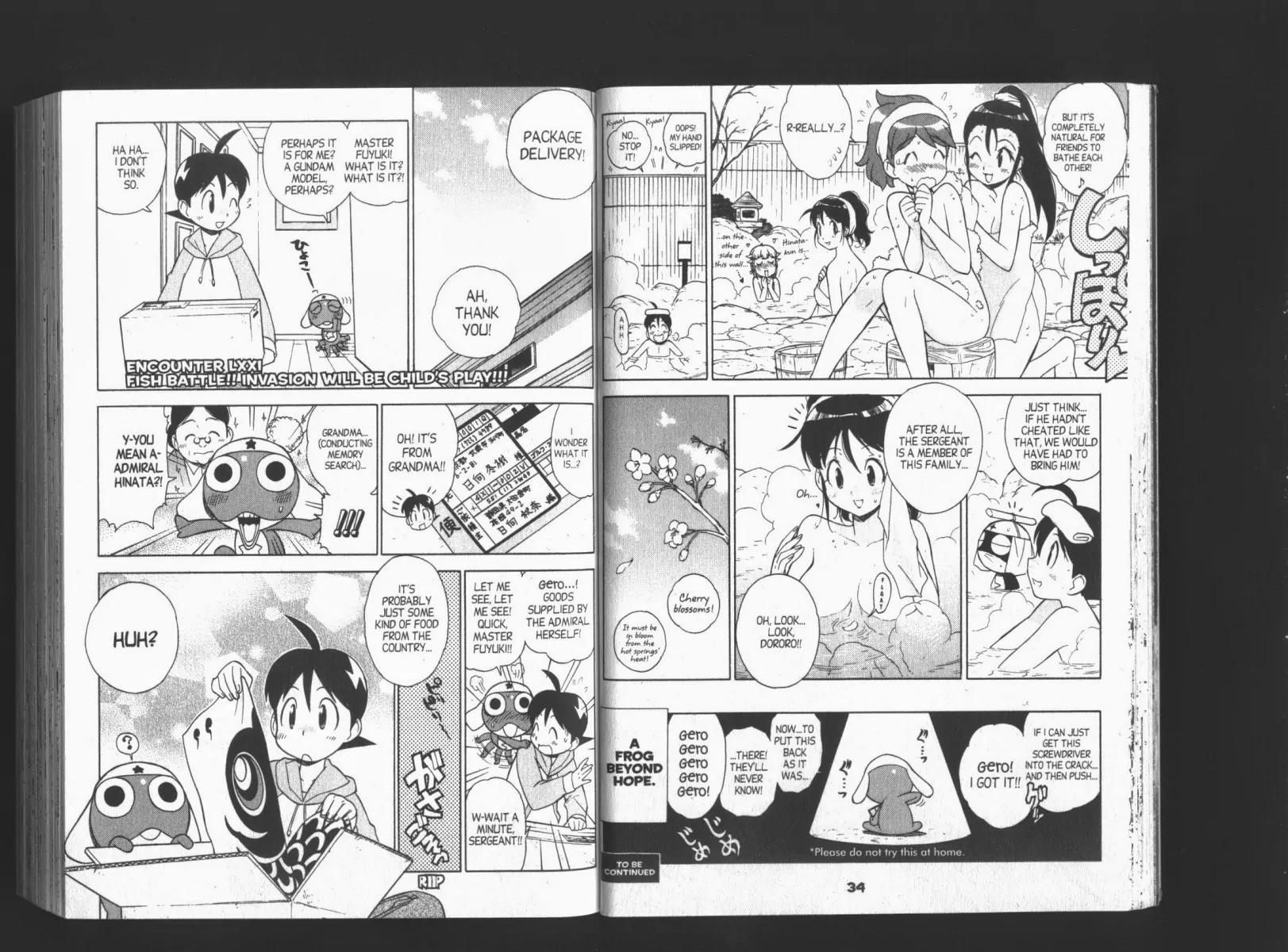 Keroro Gunsou Chapter 70 page 22 - Chapter 70: Operation: Avaricious Mixed Bathing