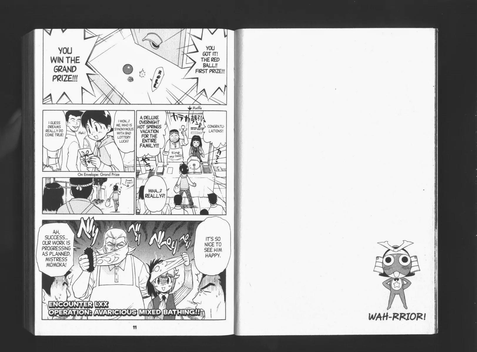Keroro Gunsou Chapter 70 page 9 - Chapter 70: Operation: Avaricious Mixed Bathing