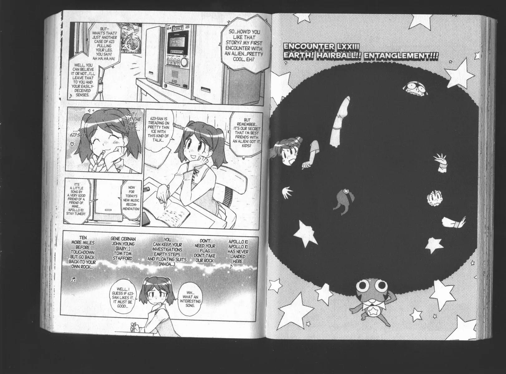 Keroro Gunsou Chapter 73 page 1 - Chapter 73: Earth! Hairball! Entanglement!!