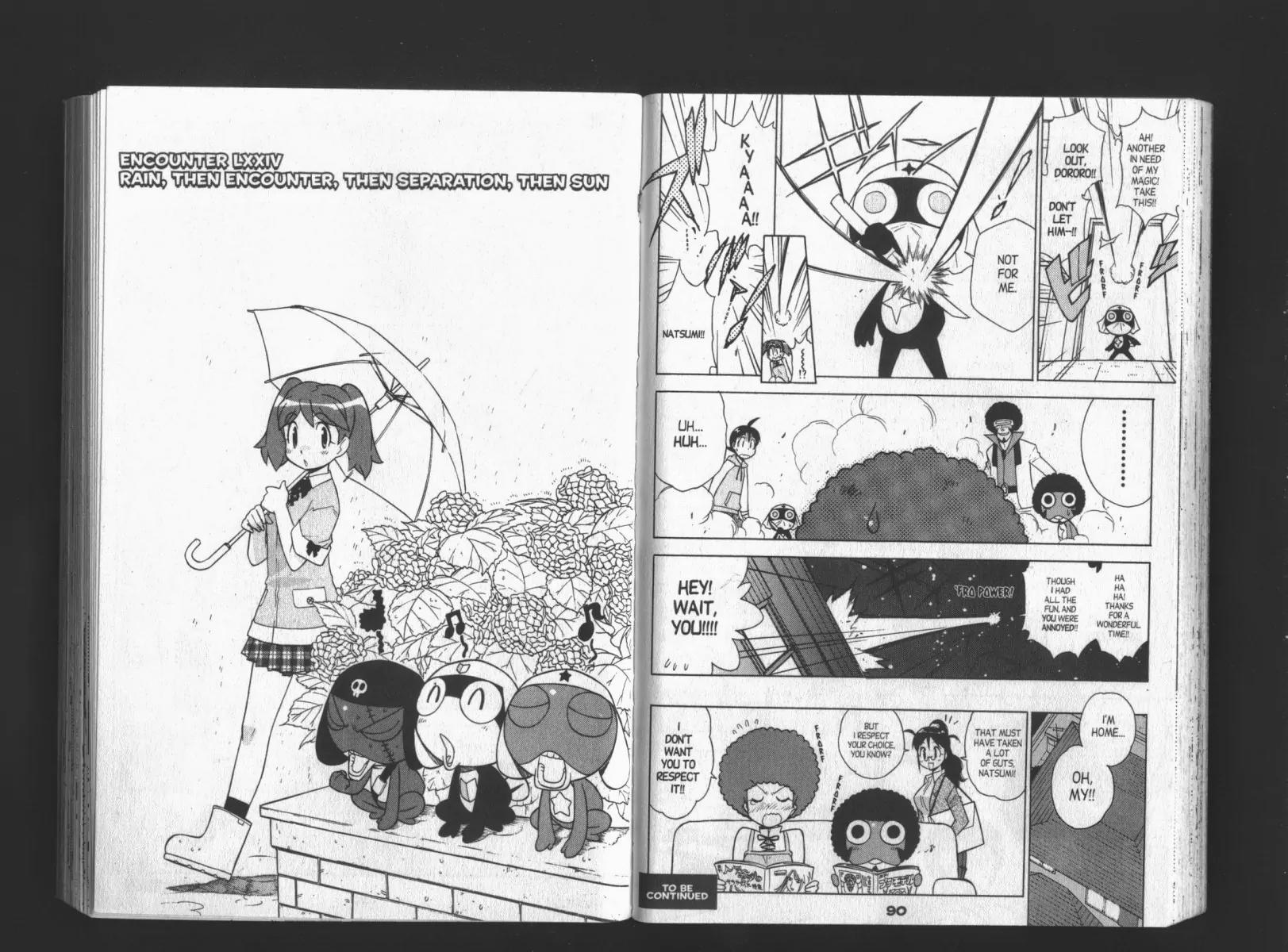Keroro Gunsou Chapter 74 page 1 - Chapter 74: Rain, Then Encounter, Then Separation, Then Sun