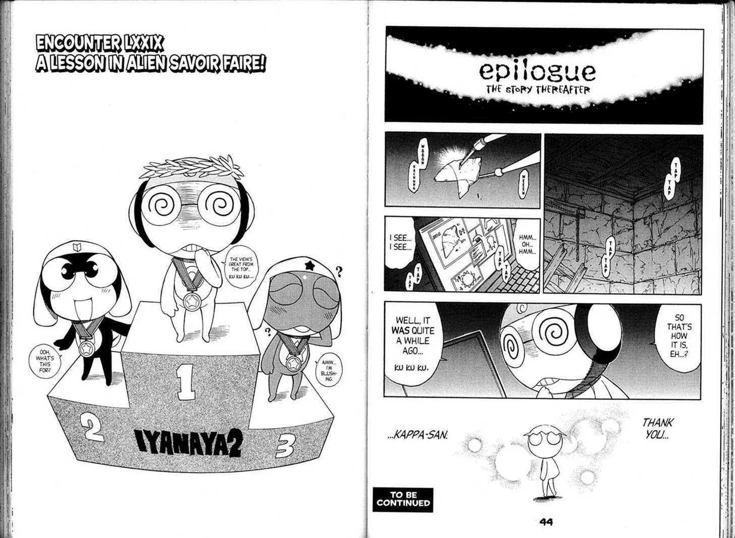 Keroro Gunsou Chapter 79 page 1 - Chapter 79: A Lesson In Alien Savoir Faire!