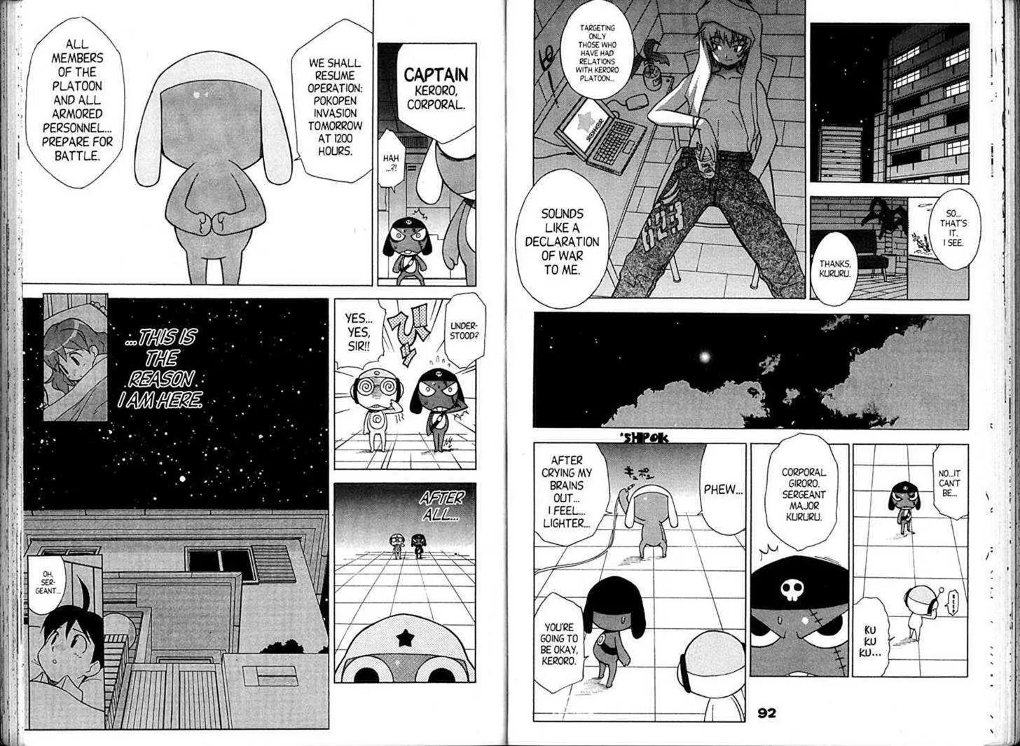 Keroro Gunsou Chapter 81 page 6 - Chapter 81: The Last Battle: Keroro Platoon's 24 Hours (Part 1)