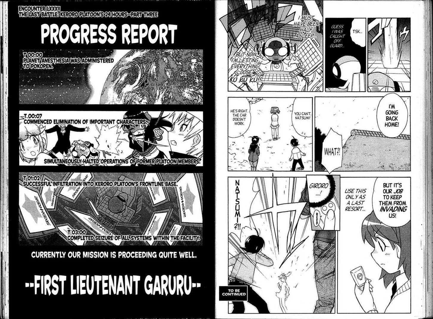 Keroro Gunsou Chapter 82 page 17 - Chapter 82: The Last Battle: Keroro Platoon's 24 Hours (Part 2)