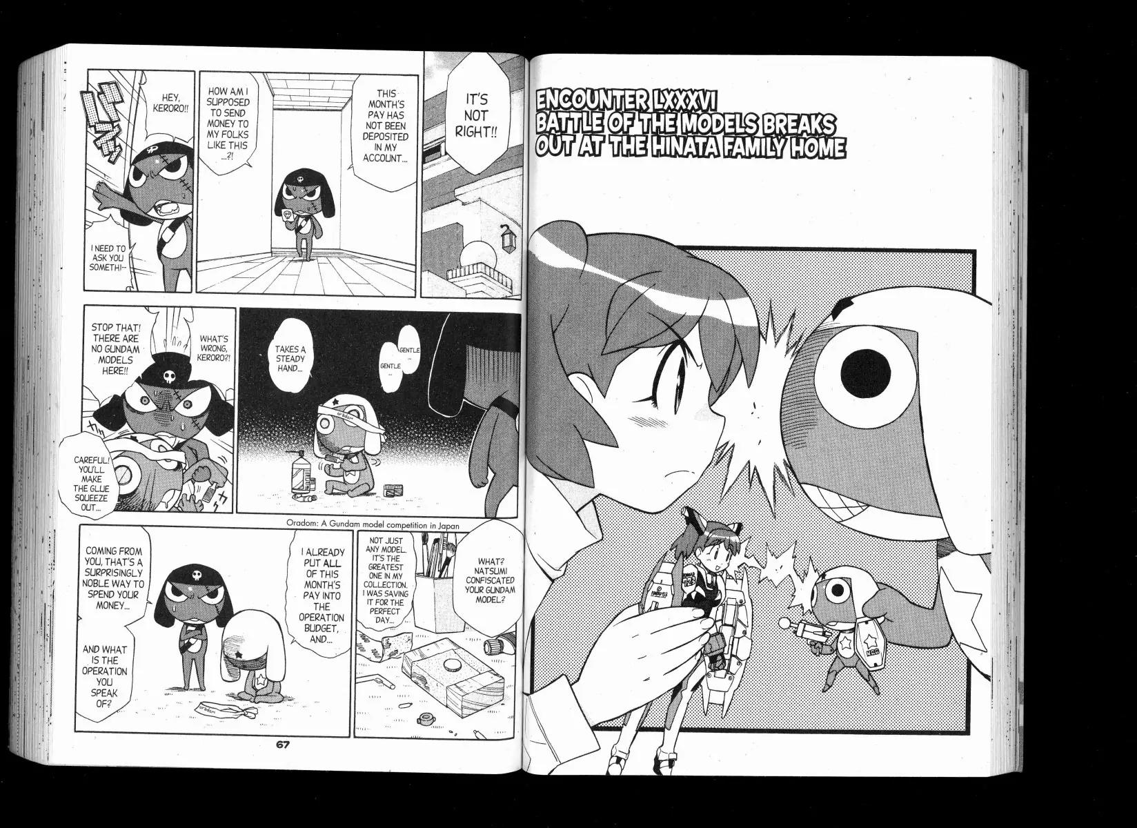 Keroro Gunsou Chapter 86 page 1 - Chapter 86: Battle Of The Models Breaks Out At The Hinata Family Home