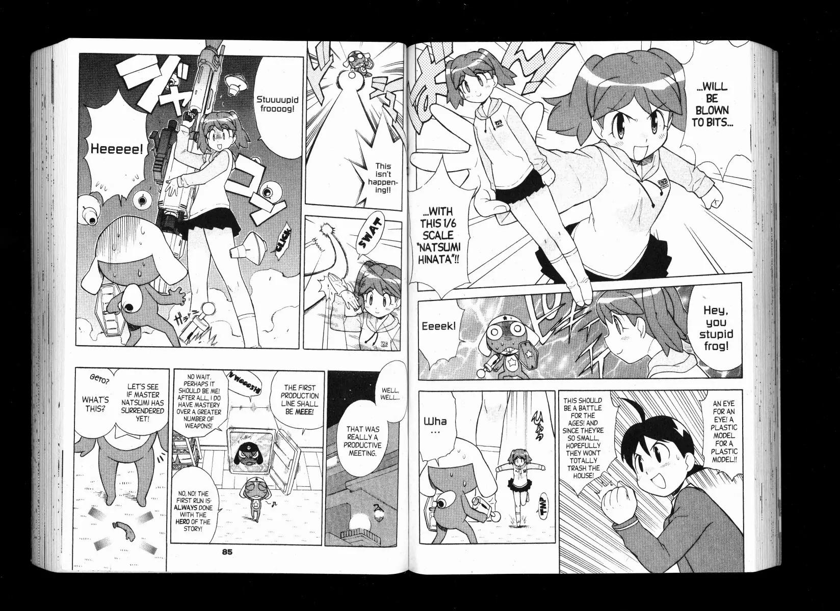 Keroro Gunsou Chapter 86 page 10 - Chapter 86: Battle Of The Models Breaks Out At The Hinata Family Home