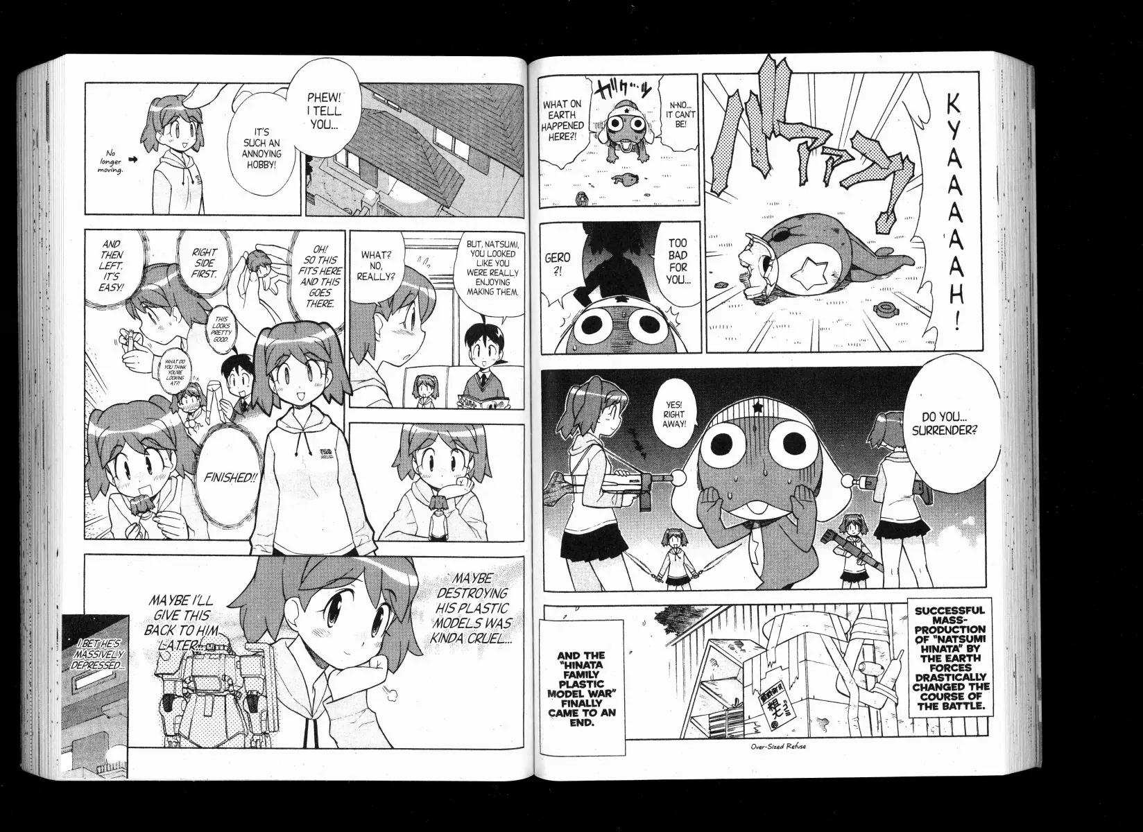 Keroro Gunsou Chapter 86 page 11 - Chapter 86: Battle Of The Models Breaks Out At The Hinata Family Home