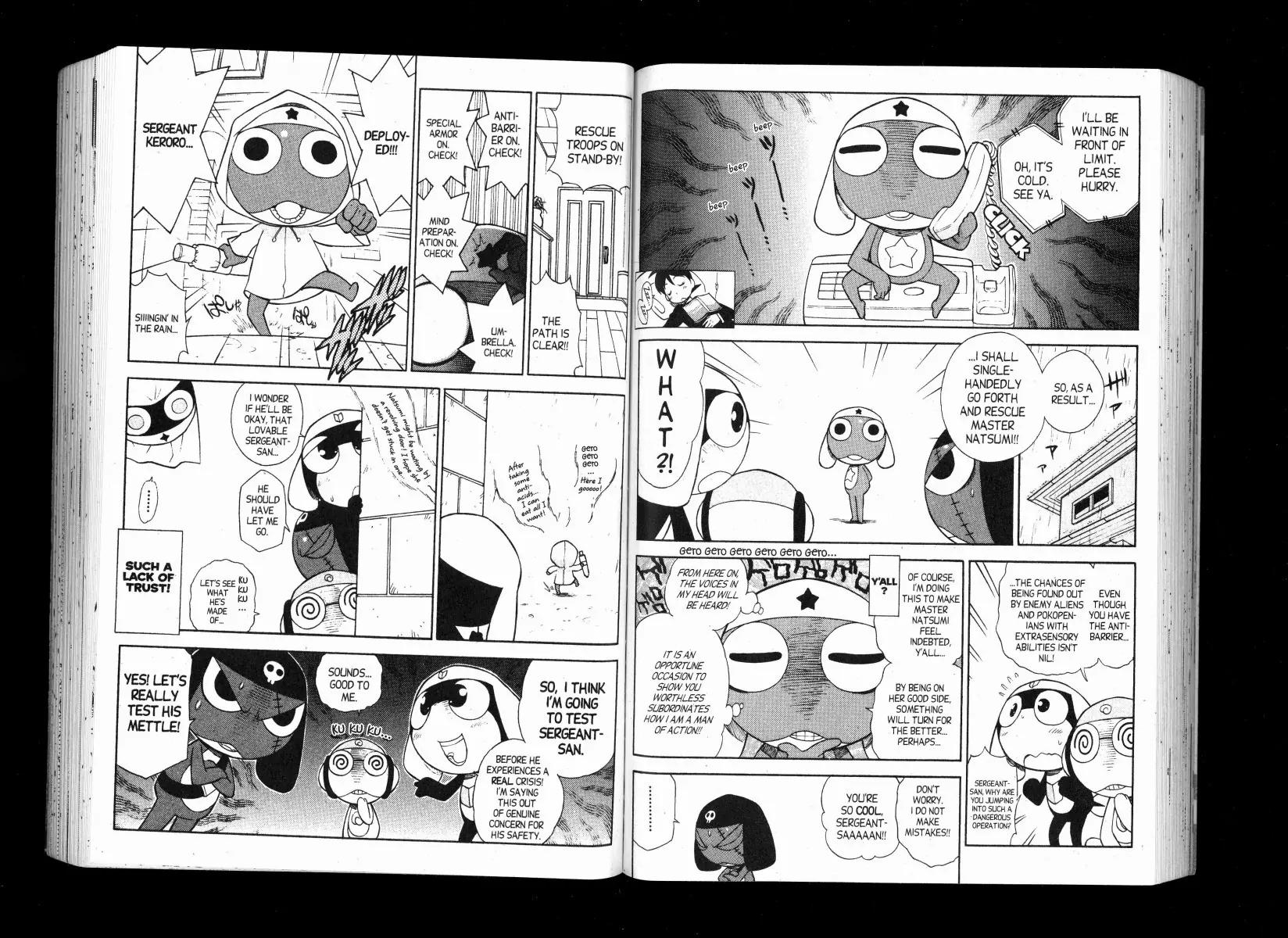 Keroro Gunsou Chapter 86 page 13 - Chapter 86: Battle Of The Models Breaks Out At The Hinata Family Home