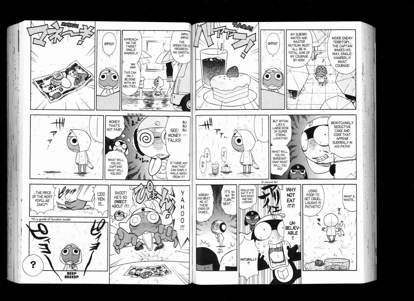 Keroro Gunsou Chapter 86 page 14 - Chapter 86: Battle Of The Models Breaks Out At The Hinata Family Home