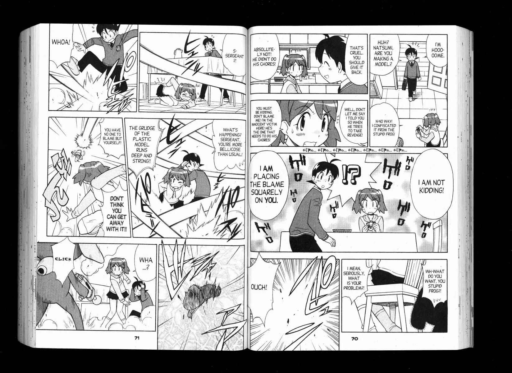 Keroro Gunsou Chapter 86 page 3 - Chapter 86: Battle Of The Models Breaks Out At The Hinata Family Home