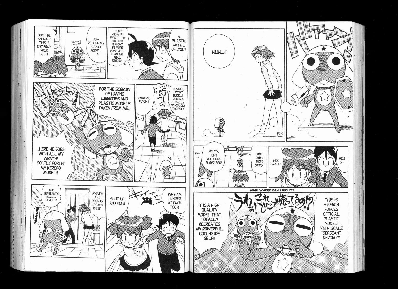 Keroro Gunsou Chapter 86 page 4 - Chapter 86: Battle Of The Models Breaks Out At The Hinata Family Home