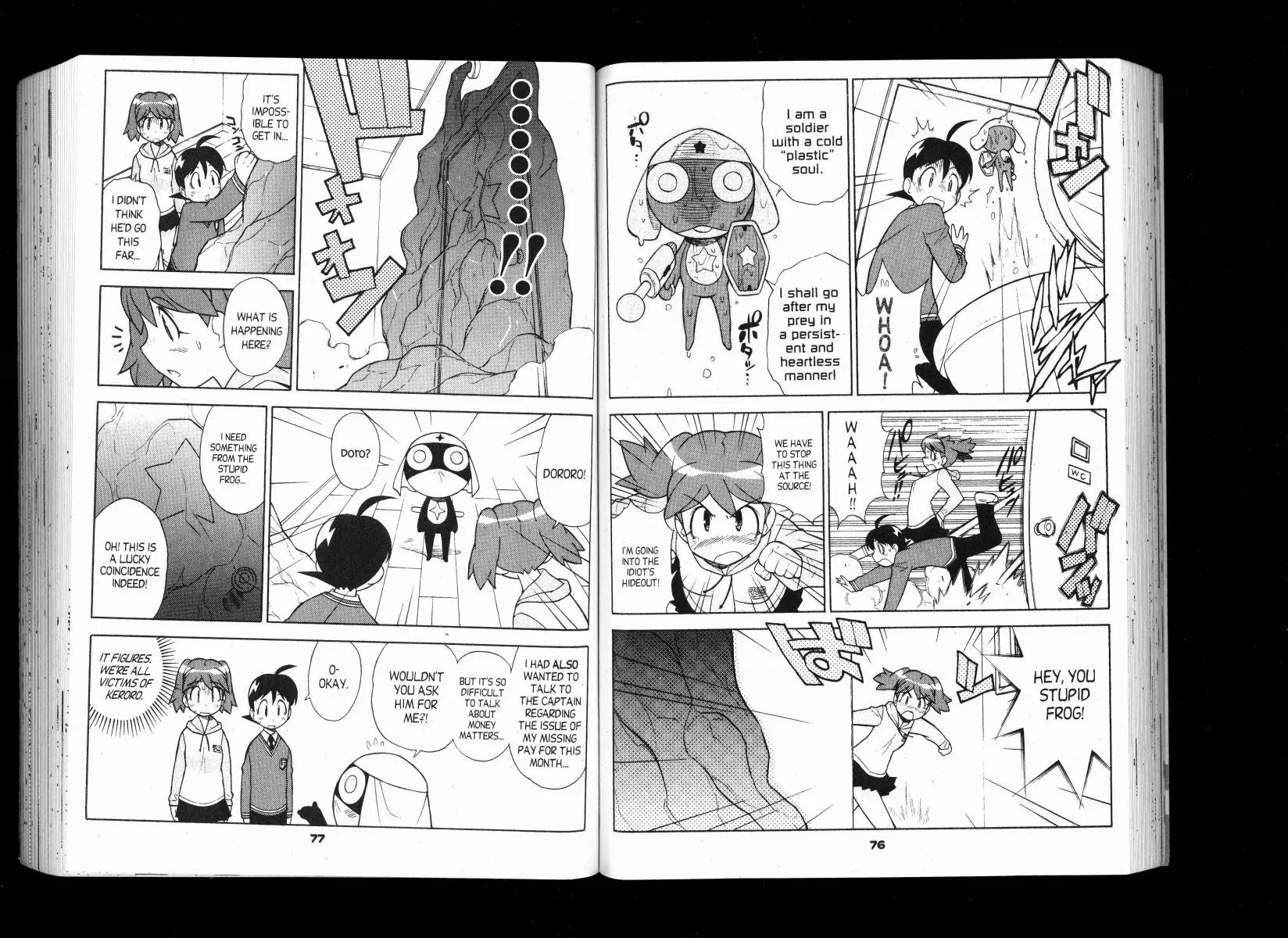 Keroro Gunsou Chapter 86 page 6 - Chapter 86: Battle Of The Models Breaks Out At The Hinata Family Home