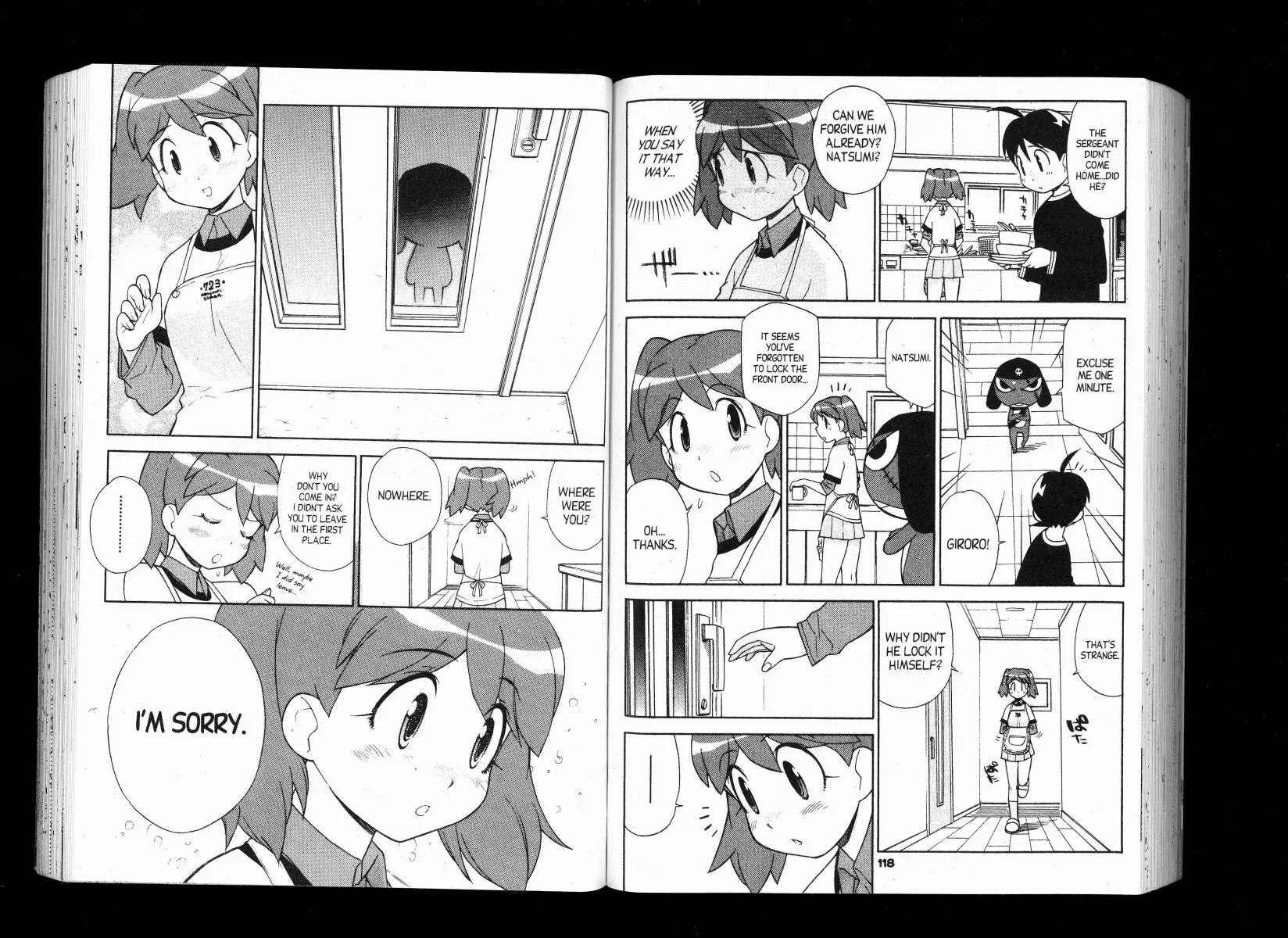 Keroro Gunsou Chapter 87 page 12 - Chapter 87: Master Natsumi Rainy Rescue Operation