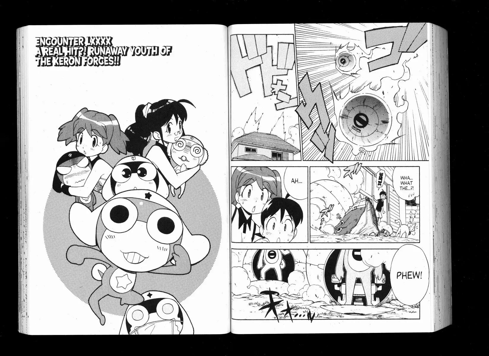 Keroro Gunsou Chapter 89 page 1 - Chapter 89: Pathos: Pokopen Fair Pavilion Construction Plan