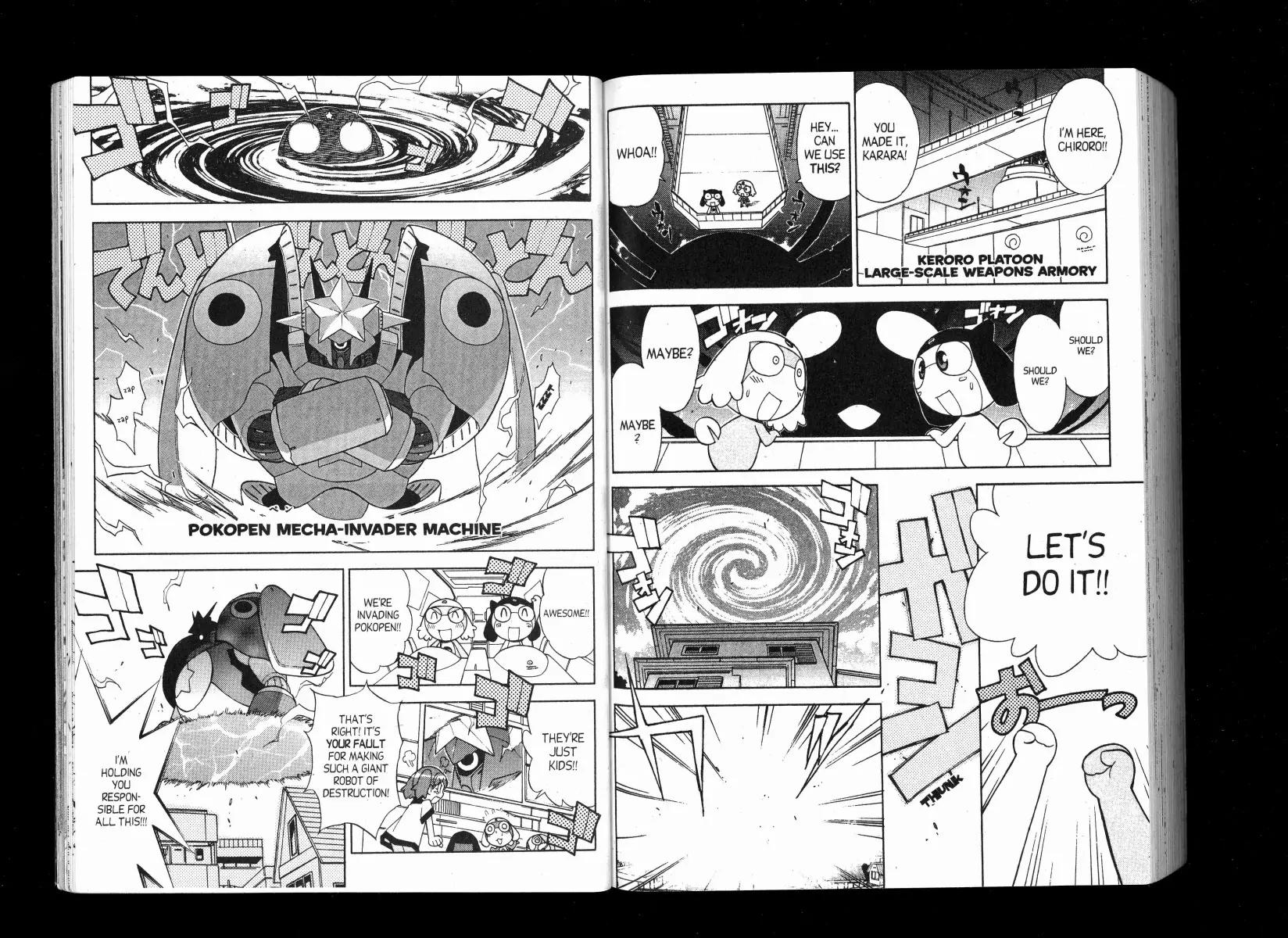 Keroro Gunsou Chapter 89 page 10 - Chapter 89: Pathos: Pokopen Fair Pavilion Construction Plan