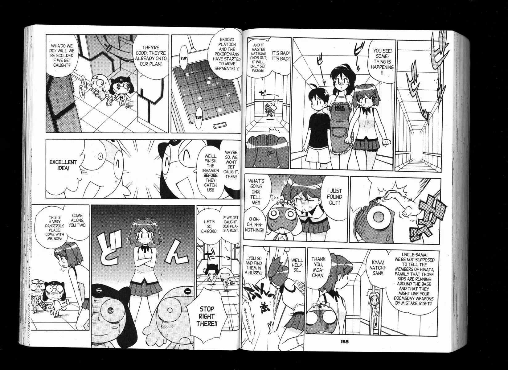 Keroro Gunsou Chapter 89 page 6 - Chapter 89: Pathos: Pokopen Fair Pavilion Construction Plan