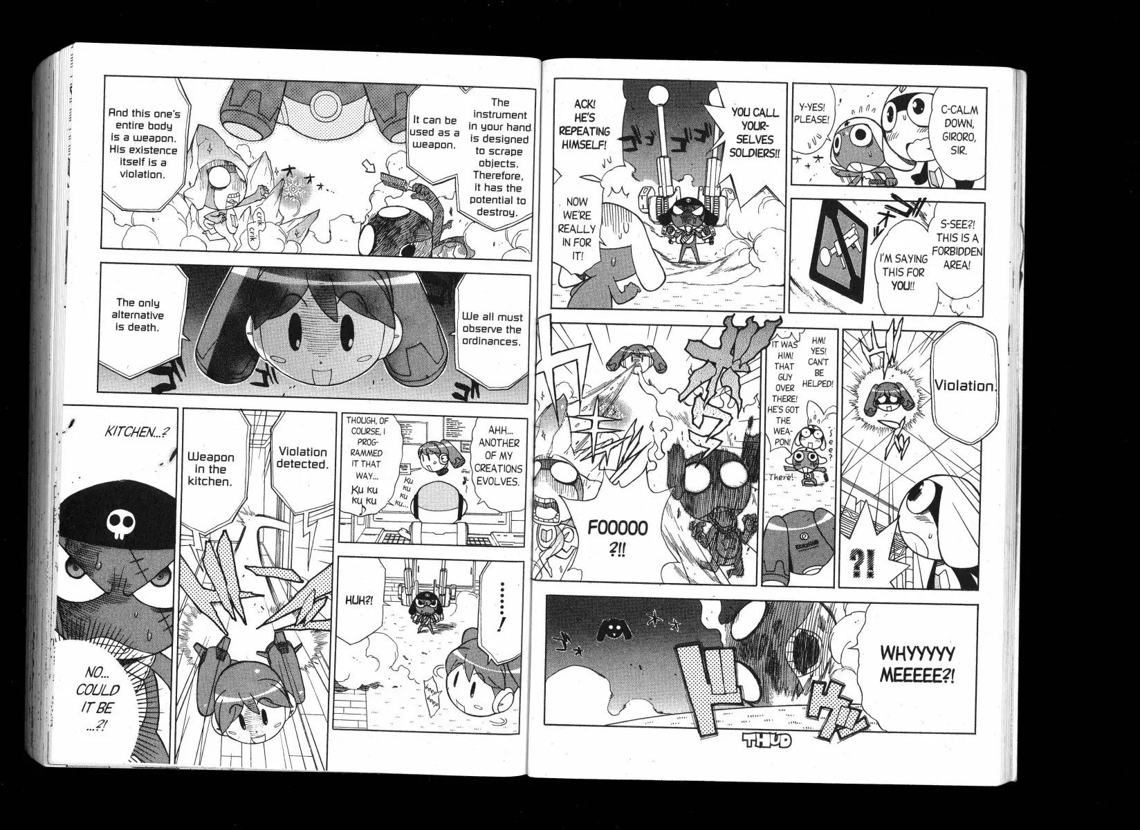 Keroro Gunsou Chapter 92 page 14 - Chapter 92: Strictly Forbidden - A Hard-Boiled Ban!