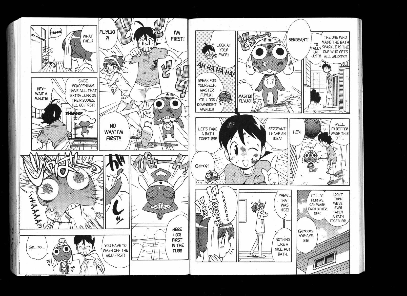 Keroro Gunsou Chapter 93 page 3 - Chapter 93: Splendor In The Tub!!