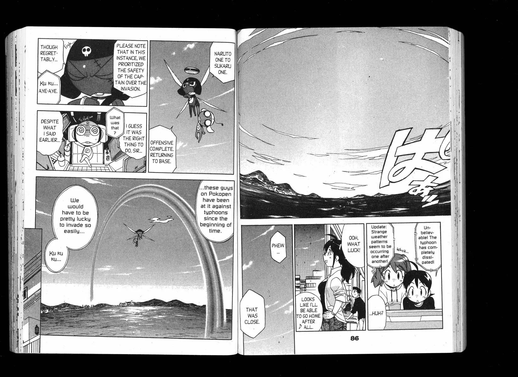 Keroro Gunsou Chapter 96 page 12 - Chapter 96: Crash! Typhoon Declares Victory