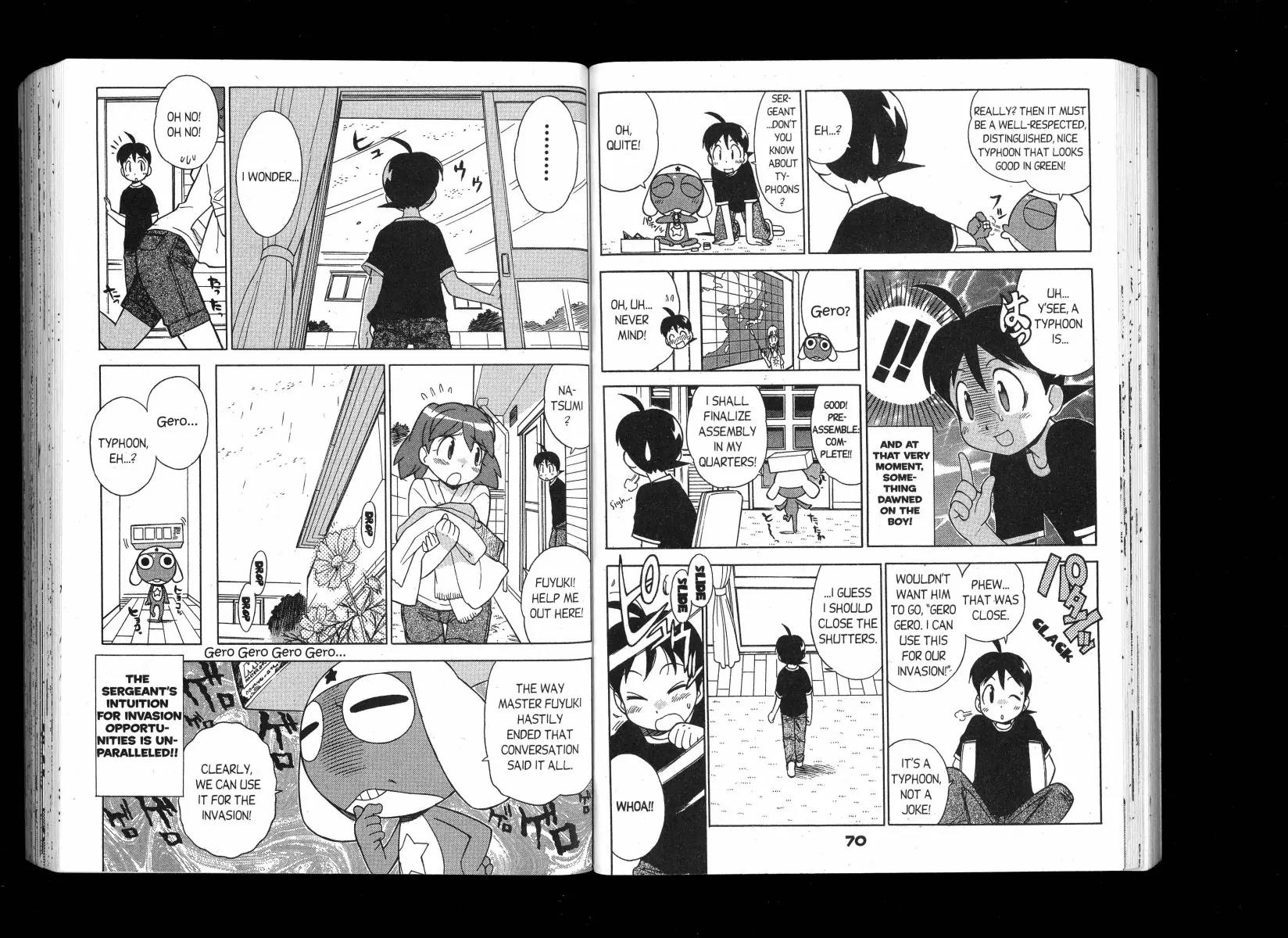 Keroro Gunsou Chapter 96 page 3 - Chapter 96: Crash! Typhoon Declares Victory
