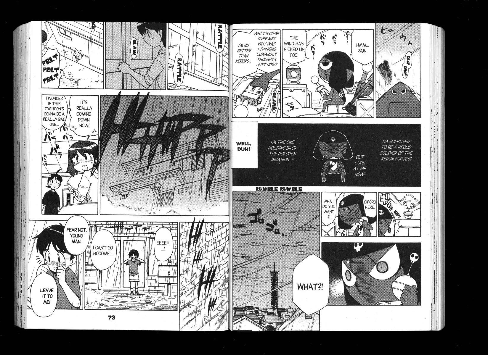 Keroro Gunsou Chapter 96 page 4 - Chapter 96: Crash! Typhoon Declares Victory