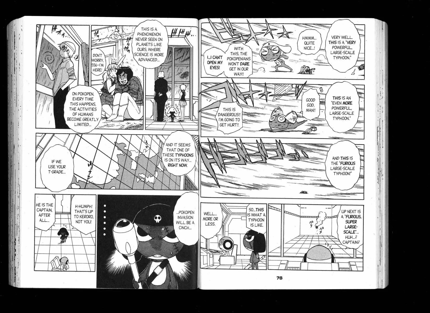 Keroro Gunsou Chapter 96 page 7 - Chapter 96: Crash! Typhoon Declares Victory