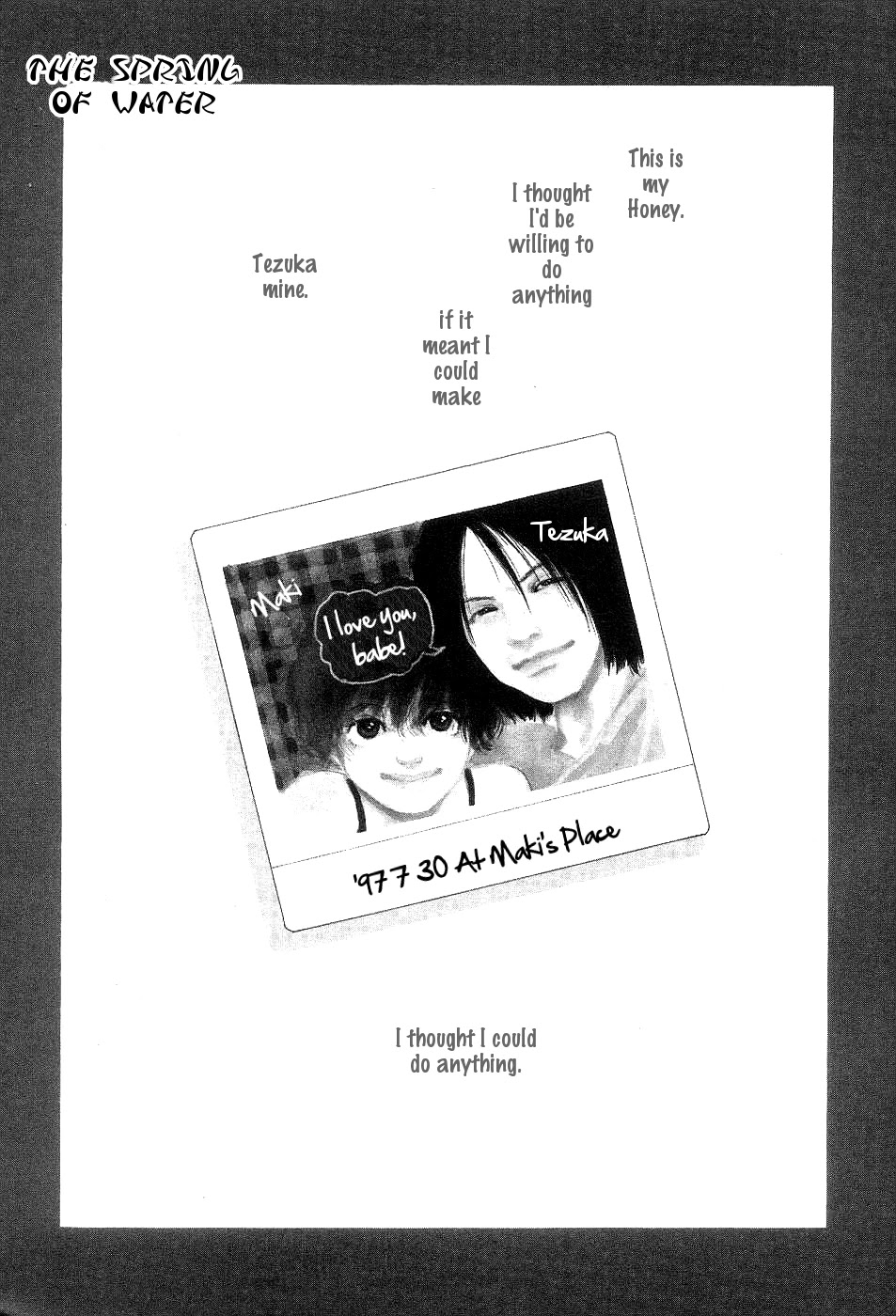Ketchup Mayonnaise Chapter 2 page 1 - Chapter 2: The Spring of Water