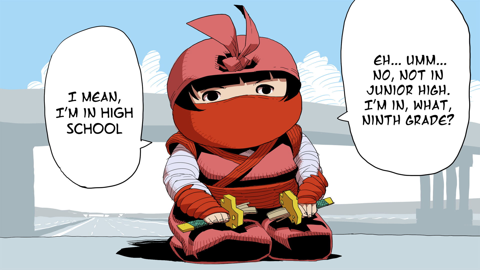 Ketchup Ninja Chapter 12.2 page 22 - Chapter 12 v2 : New Ninja on the Block