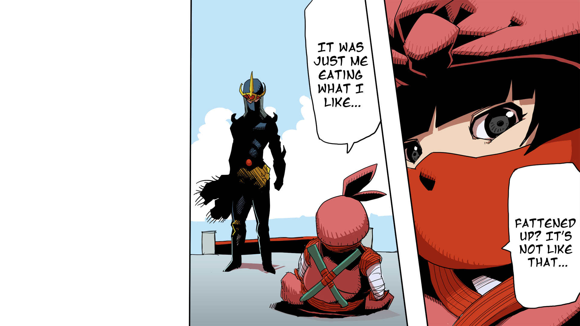 Ketchup Ninja Chapter 12.2 page 27 - Chapter 12 v2 : New Ninja on the Block