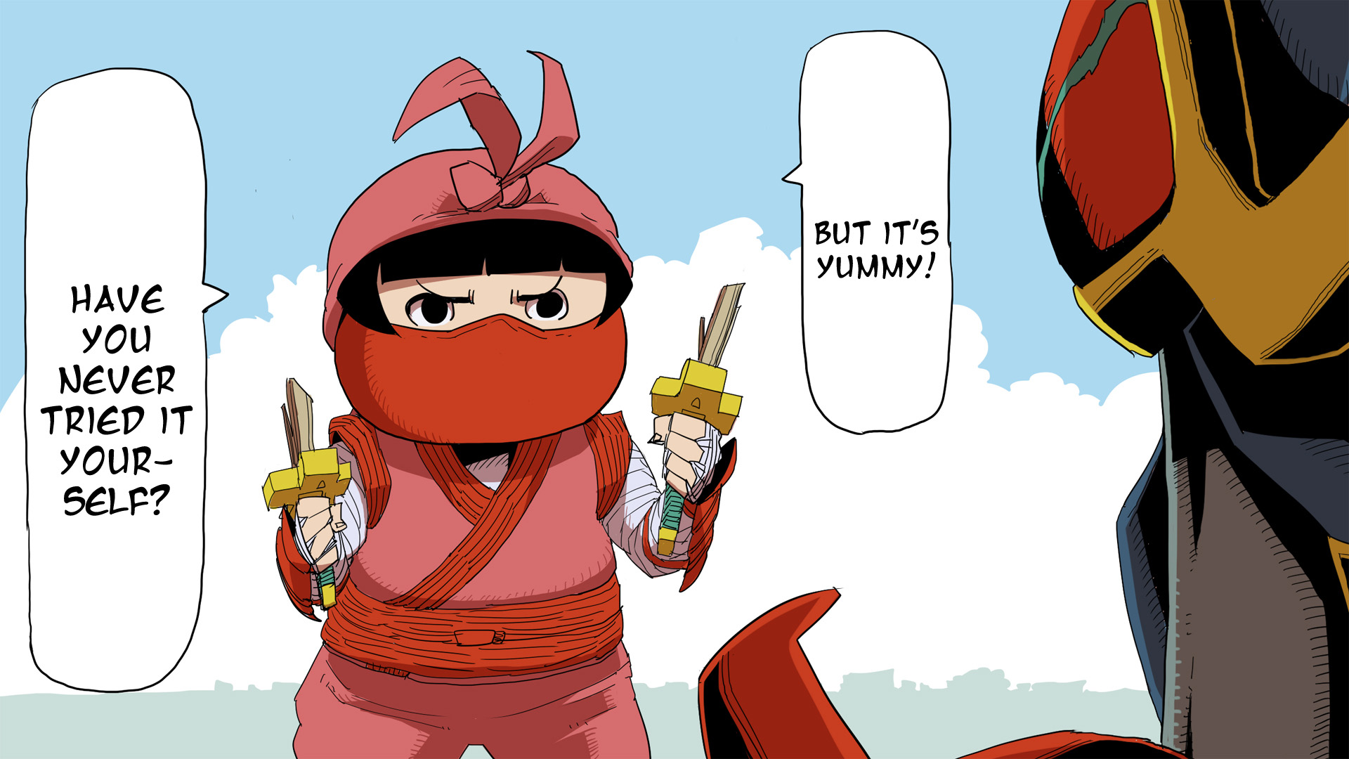Ketchup Ninja Chapter 12.2 page 33 - Chapter 12 v2 : New Ninja on the Block
